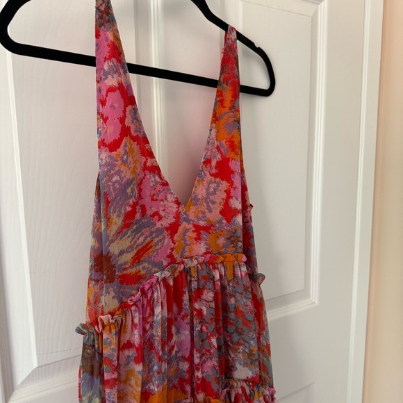 Free People Julianna Floral floaty maxi dress small - Picture 13 of 16
